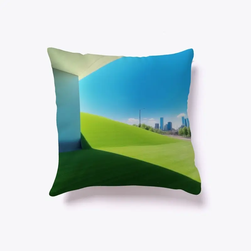 Frutiger Aero Liminal Pillow